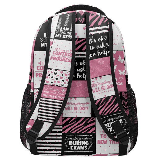 My Challenges Help Me Grow Back to School - Personalized Backpack - Gift For Kids, Girls