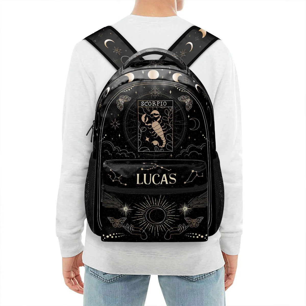Horoscope Design Back to School – Personalized Backpack – Gift For Teens, Kids, Zodiac Lovers