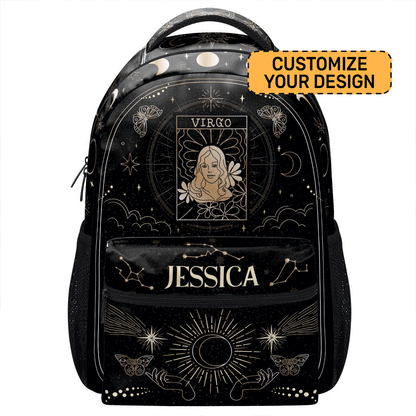 Horoscope Design Back to School – Personalized Backpack – Gift For Teens, Kids, Zodiac Lovers