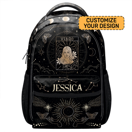 Horoscope Design Back to School – Personalized Backpack – Gift For Teens, Kids, Zodiac Lovers