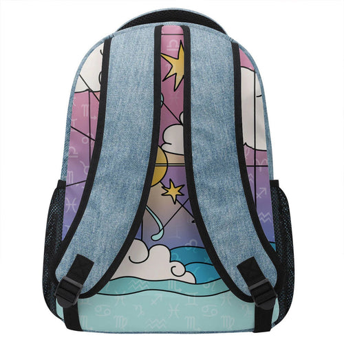 Horoscope Vibes Only Back to School - Personalized Backpack - Gift For Zodiac Lovers, Kids