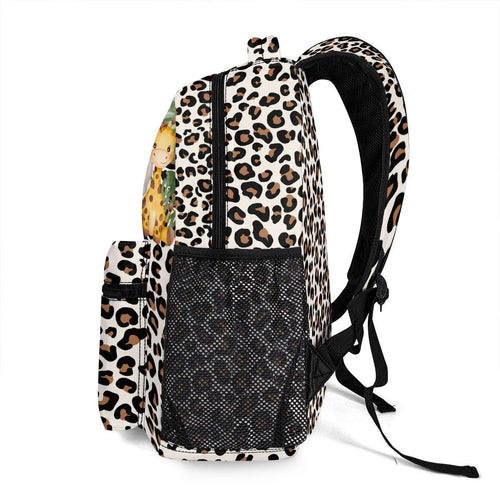 Stay Wild Dream Big Safari Animal Print – Personalized School Backpack – Gift For Kids