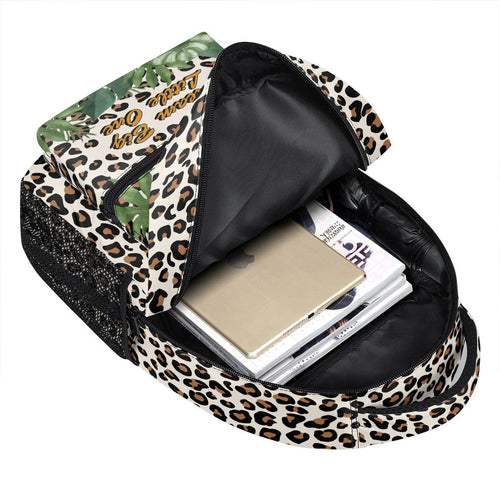 Stay Wild Dream Big Safari Animal Print – Personalized School Backpack – Gift For Kids