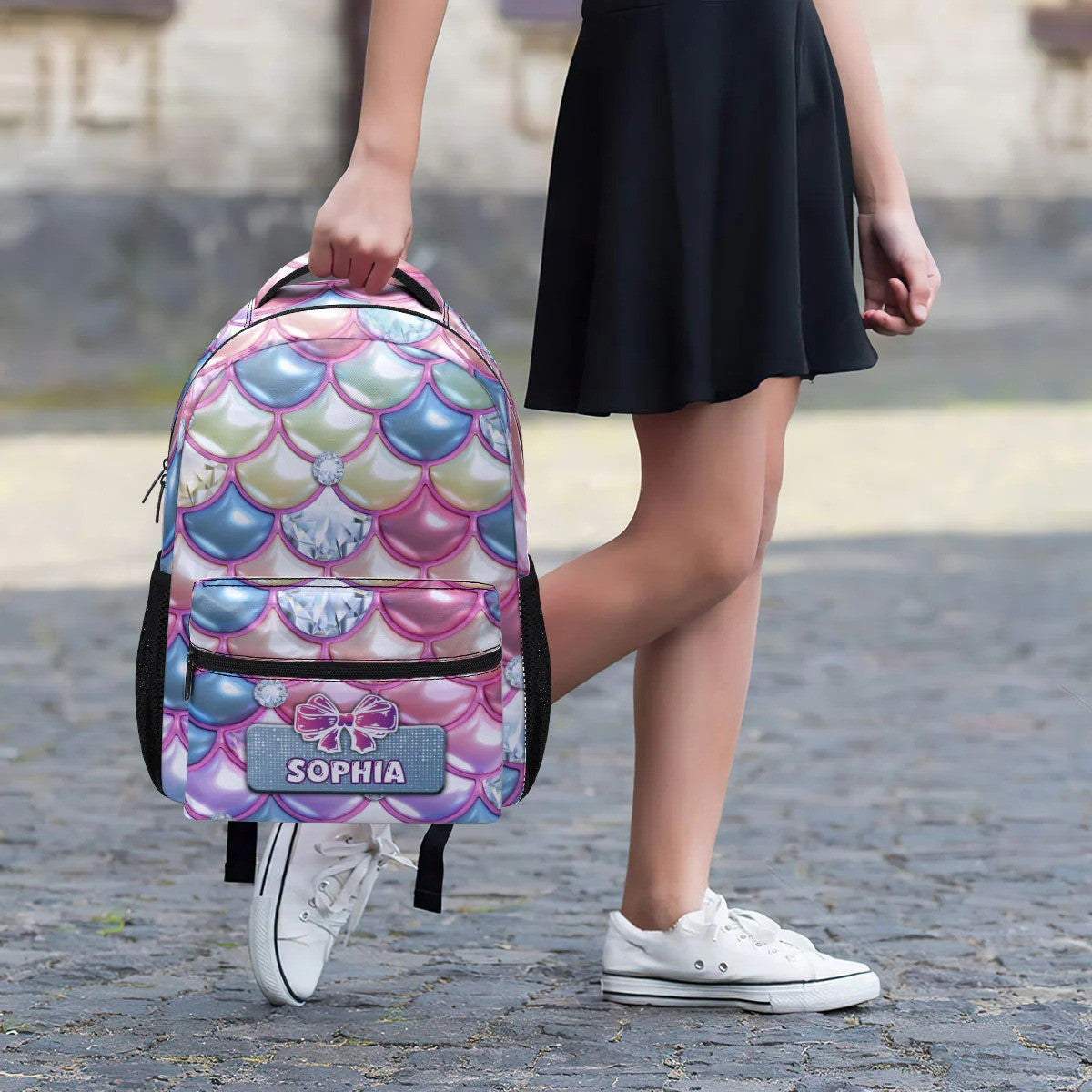3D Effect Back to School – Personalized Backpack – Gift For Kids, Teens