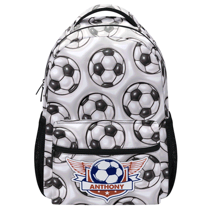 3D Effect Back to School – Personalized Backpack – Gift For Kids, Teens