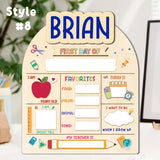 First And Last Day Of School Sign, Reusable Back to School Sign For Photos, Reusable Dry Erase Board, Custom Name 1st Day Of School Board SS