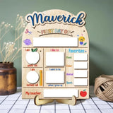 First And Last Day Of School Sign, Reusable Back to School Sign For Photos, Reusable Dry Erase Board, Custom Name 1st Day Of School Board SS