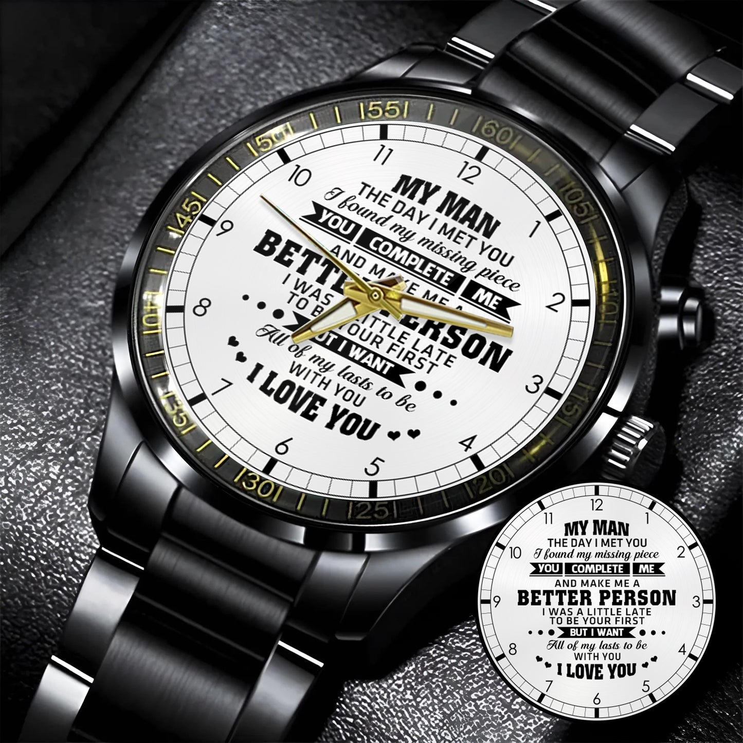 All Of My Lasts To Be With You - Quartz Watch For Man