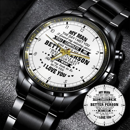 All Of My Lasts To Be With You - Quartz Watch For Man