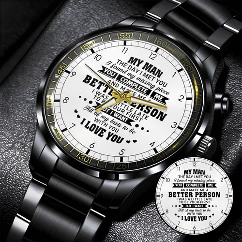 All Of My Lasts To Be With You - Quartz Watch For Man