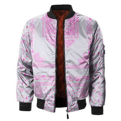 Think Pink 3d Printed Unisex Bomber Jacket