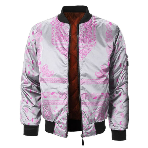 Think Pink 3d Printed Unisex Bomber Jacket