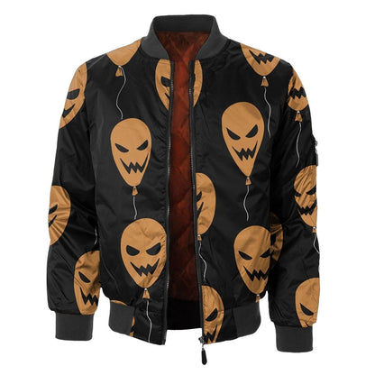 Keep Smiling Halloween Gift 3d Printed Unisex Bomber Jacket