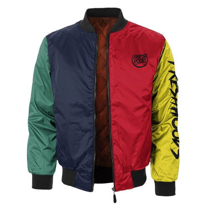 Official Blue And Red 3d Printed Unisex Bomber Jacket