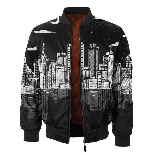Urban Fresh City 3d Printed Unisex Bomber Jacket