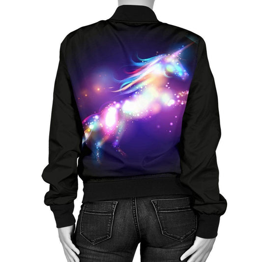 Unicorn Dream Women Casual Bomber Jacket