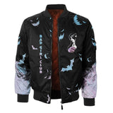 Demon Girl Bad Girl Club 3d Printed Unisex Bomber Jacket