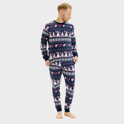 Cozy Christmas‑Heart Pajama Set - Christmas Gift For Lover
