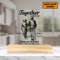 Together Forever - Custom 3D Led Light Pine Wooden Base