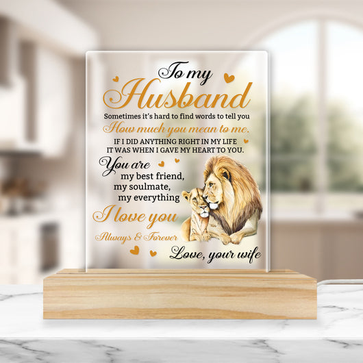 I Love You Always & Forever - Best Gift For Husband