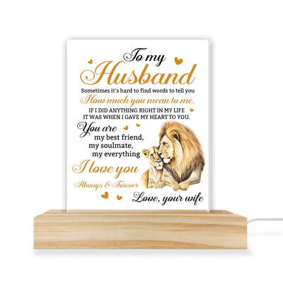 I Love You Always & Forever - Best Gift For Husband