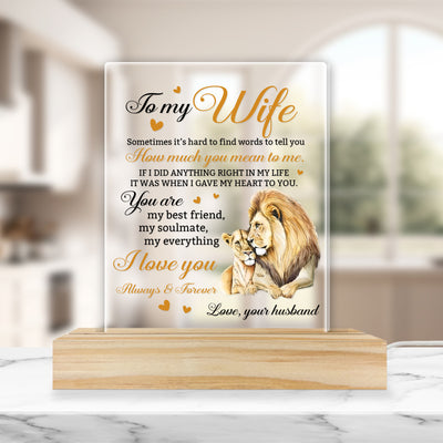 I Love You Always & Forever - Best Gift For Wife