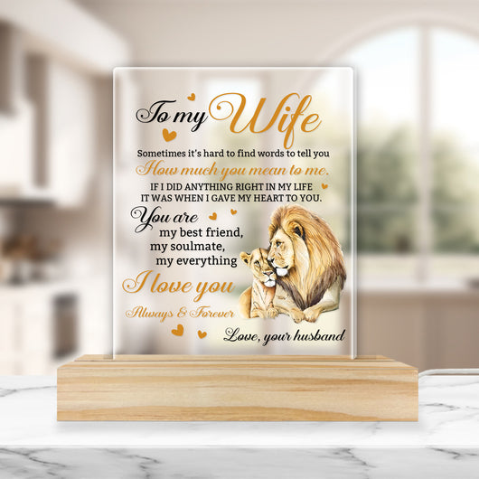 I Love You Always & Forever - Best Gift For Wife