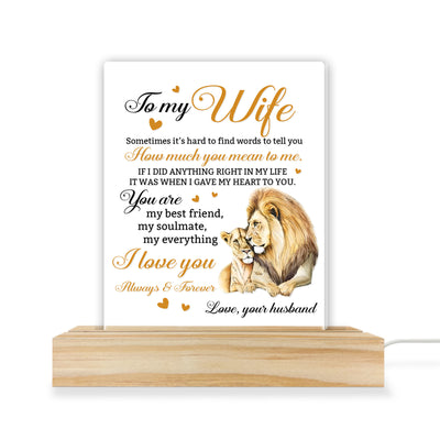 I Love You Always & Forever - Best Gift For Wife