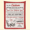 Custom Blanket - Personalized Anniversary Wedding Gifts For Husband And Wife, Him And Her - You And Me Feels Right