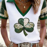 Women'S St. Patrick'S Day Art Print T-Shirt