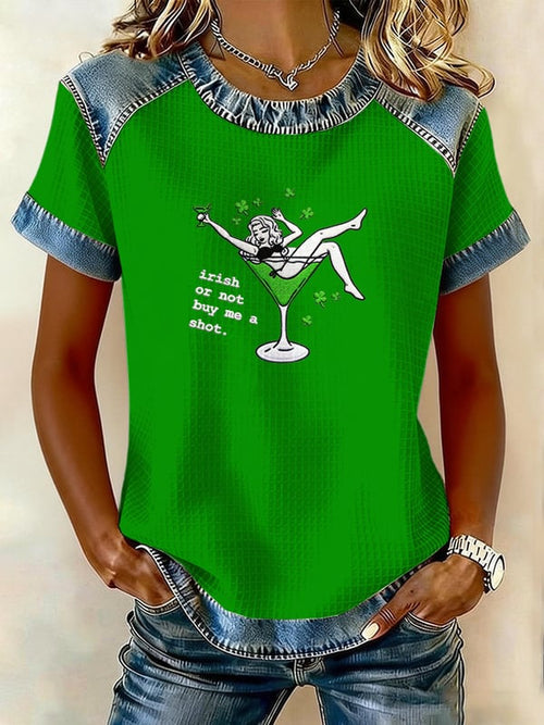 Women's St Patrick Print T-shirt