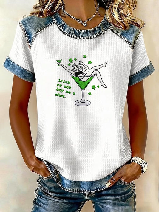 Women's St Patrick Print T-shirt