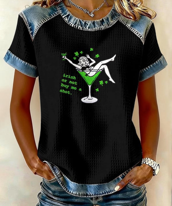 Women's St Patrick Print T-shirt