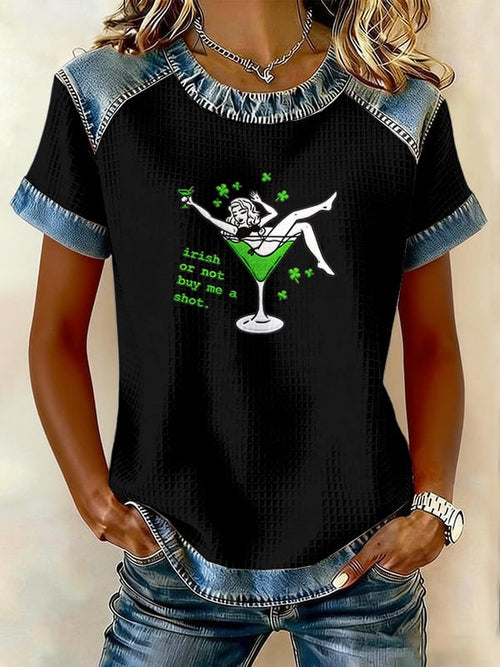 Women's St Patrick Print T-shirt