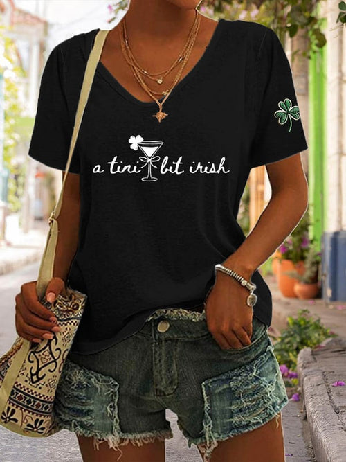 Women's St. Patrick's Day Print T-shirt