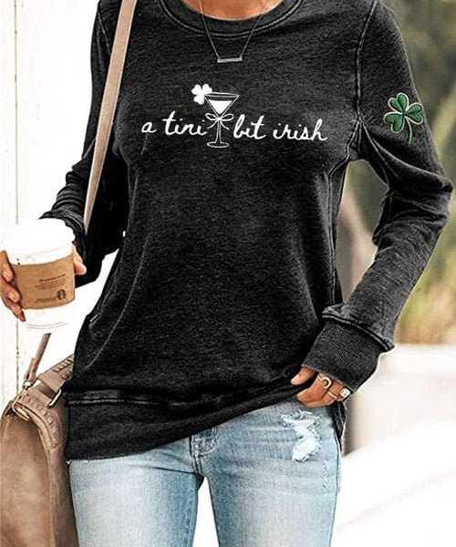 Women's A Tini Bit Irish Sweatshirt
