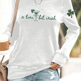 Women's A Tini Bit Irish Sweatshirt