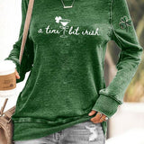 Women's A Tini Bit Irish Sweatshirt