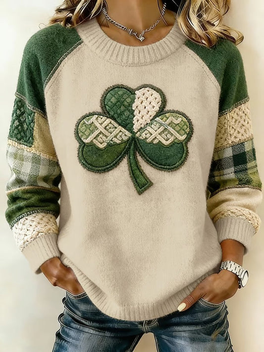 Women's Saint Pao Print Knit Sweater
