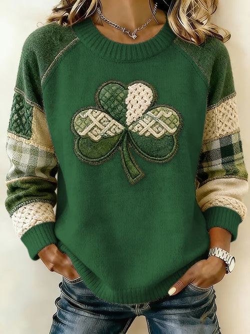 Women's Saint Pao Print Knit Sweater