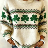 Women's St. Patrick's Day Knitted Top
