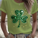 Women's St. Patrick's Day Print T-Shirt