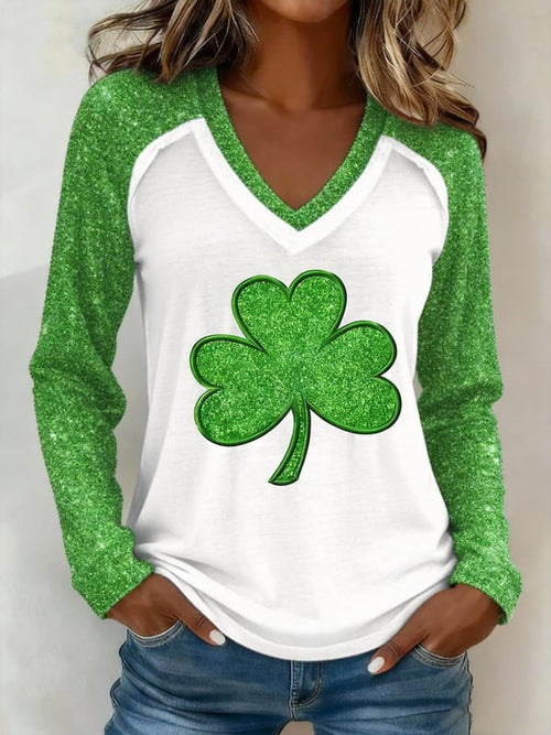 Women's St Patrick's Day Printed Top