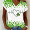 Women's St. Patrick's Day Art Print T-shirt