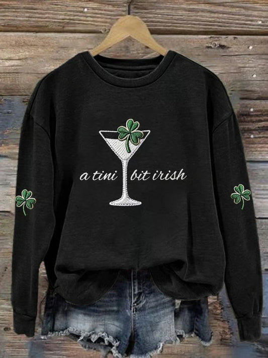 Women's A Tini Bit Irish Sweatshirt