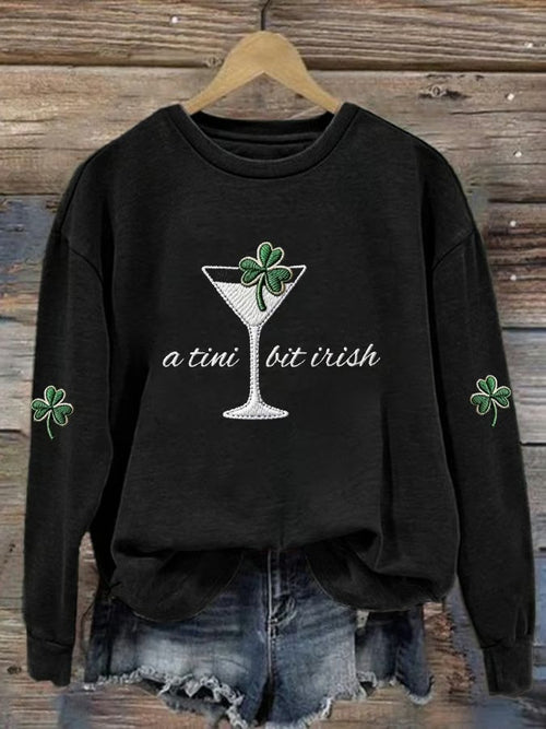 Women's A Tini Bit Irish Sweatshirt