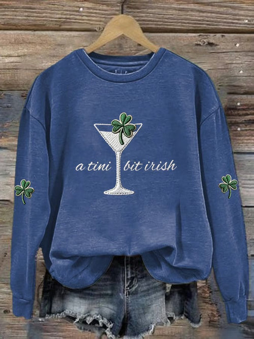 Women's A Tini Bit Irish Sweatshirt