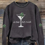 Women's A Tini Bit Irish Sweatshirt