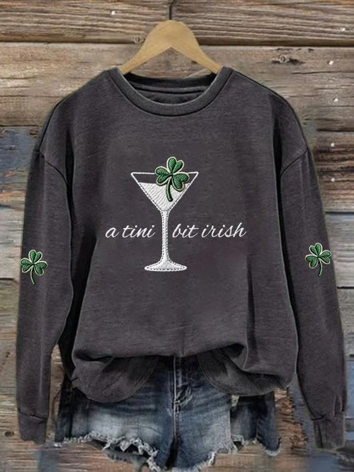 Women's A Tini Bit Irish Sweatshirt
