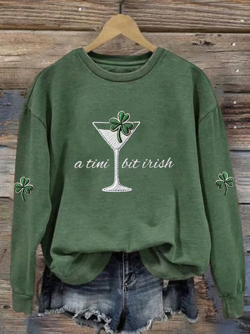Women's A Tini Bit Irish Sweatshirt